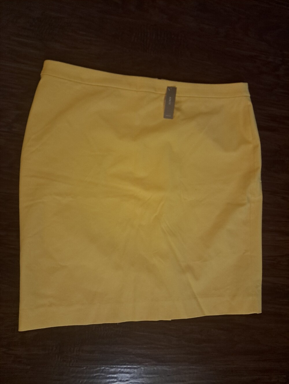 J Crew Women's Yellow Women's Pencil Skirt - Classic Workwear Size 20